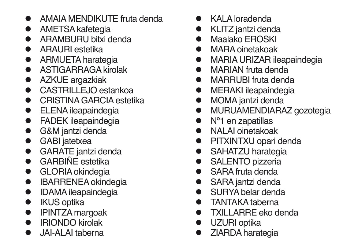 GUREAN EUSKARAZ parte hartuko dutenak