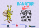 Badator berriz ere Kiribil! Gaur, azaroak 8, 17:00etan Maalako parkean