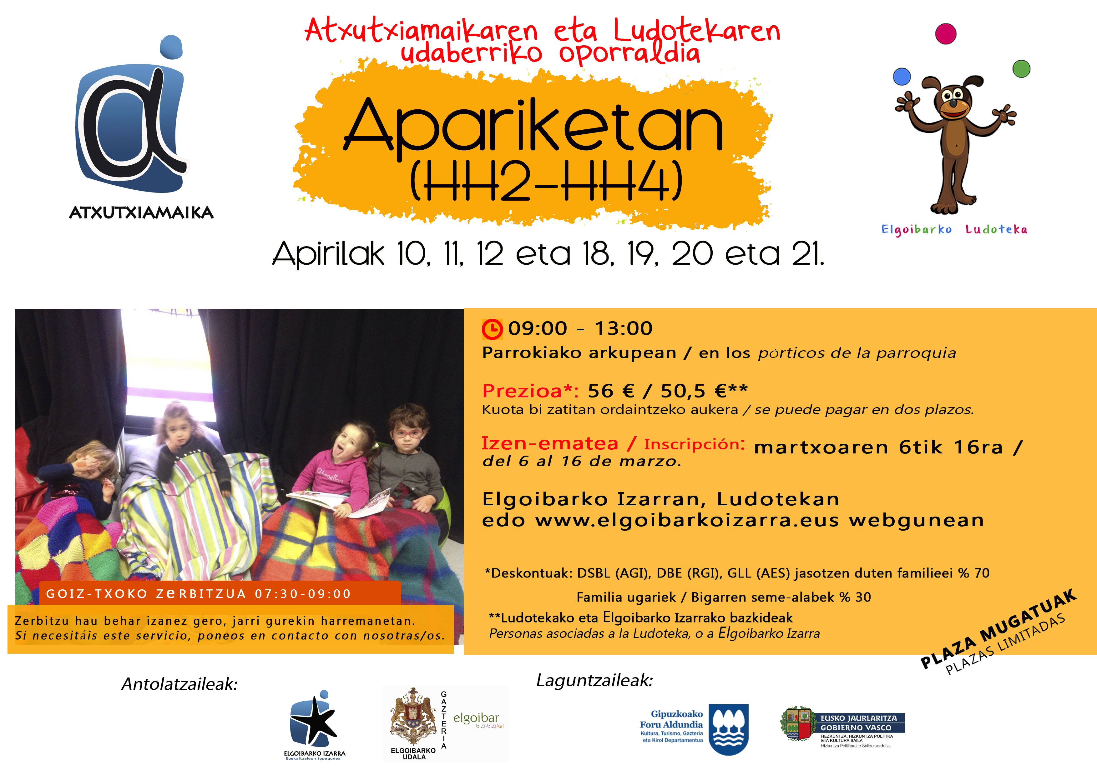 Apariketan (HH2-HH4) egin "klik"