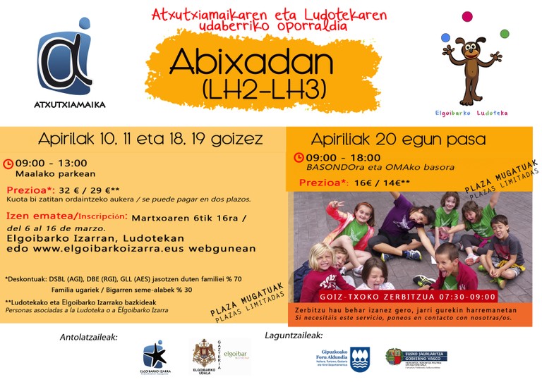 Abixadan (LH2-LH3) egin "klik"