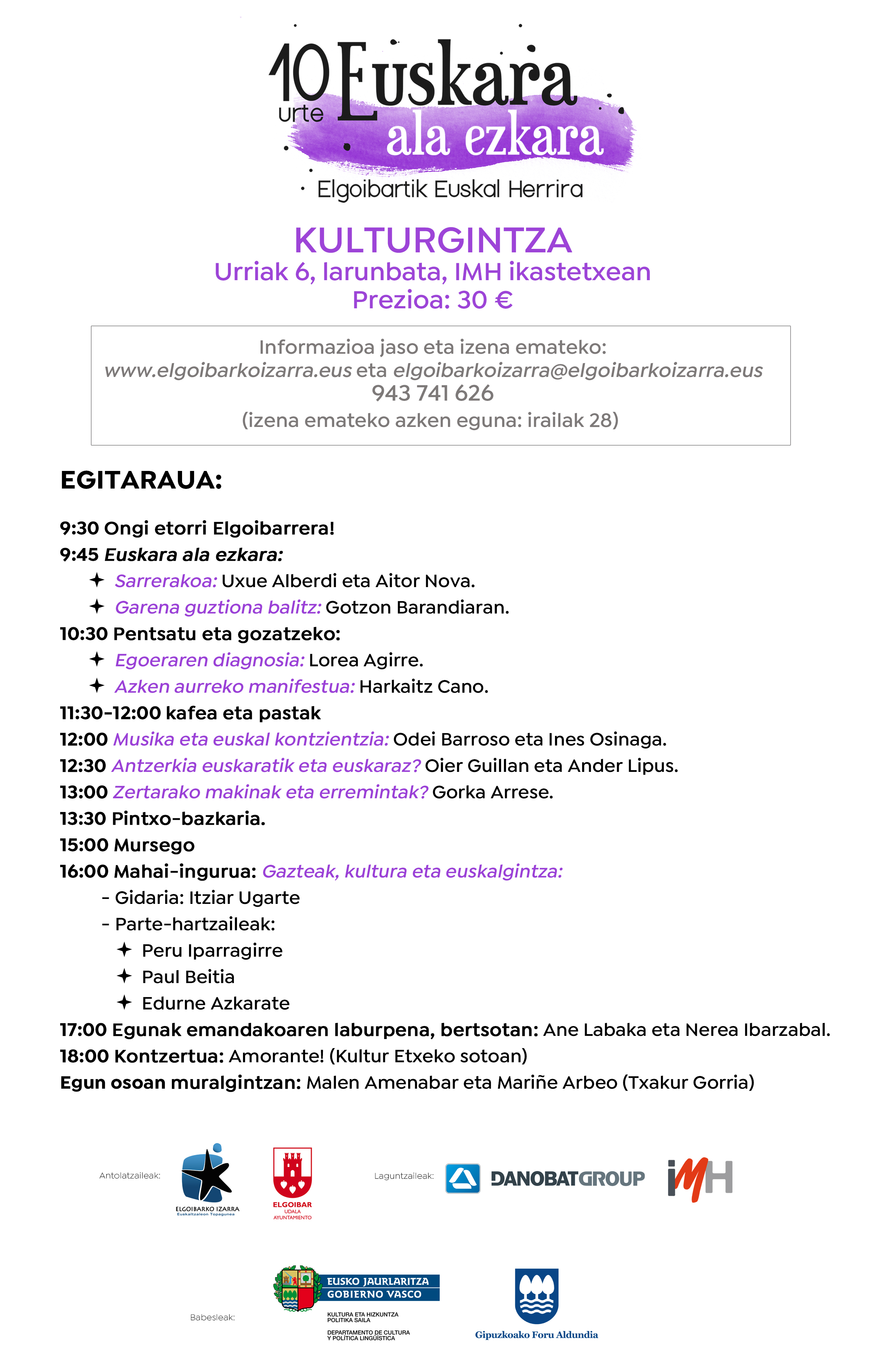 Egitaraua EUSKARA ALA EZKARA