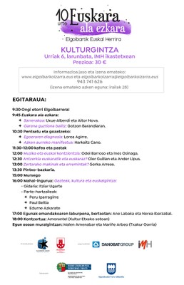 Egitaraua EUSKARA ALA EZKARA