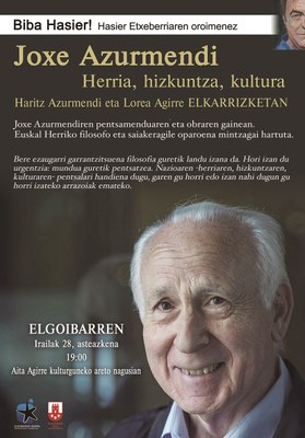 Joxe Azurmendi: Herria, hizkuntza, kultura