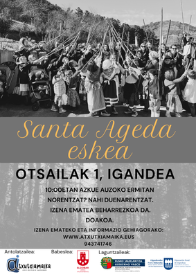 Otsailaren 1ean ospatuko du Atxutxiamaikak Santa Ageda eskea 