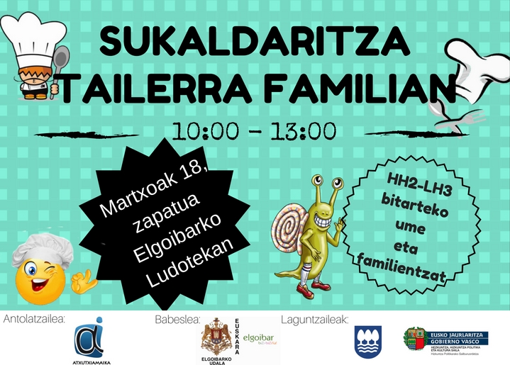 Sukaldaritza Tailerra Familian