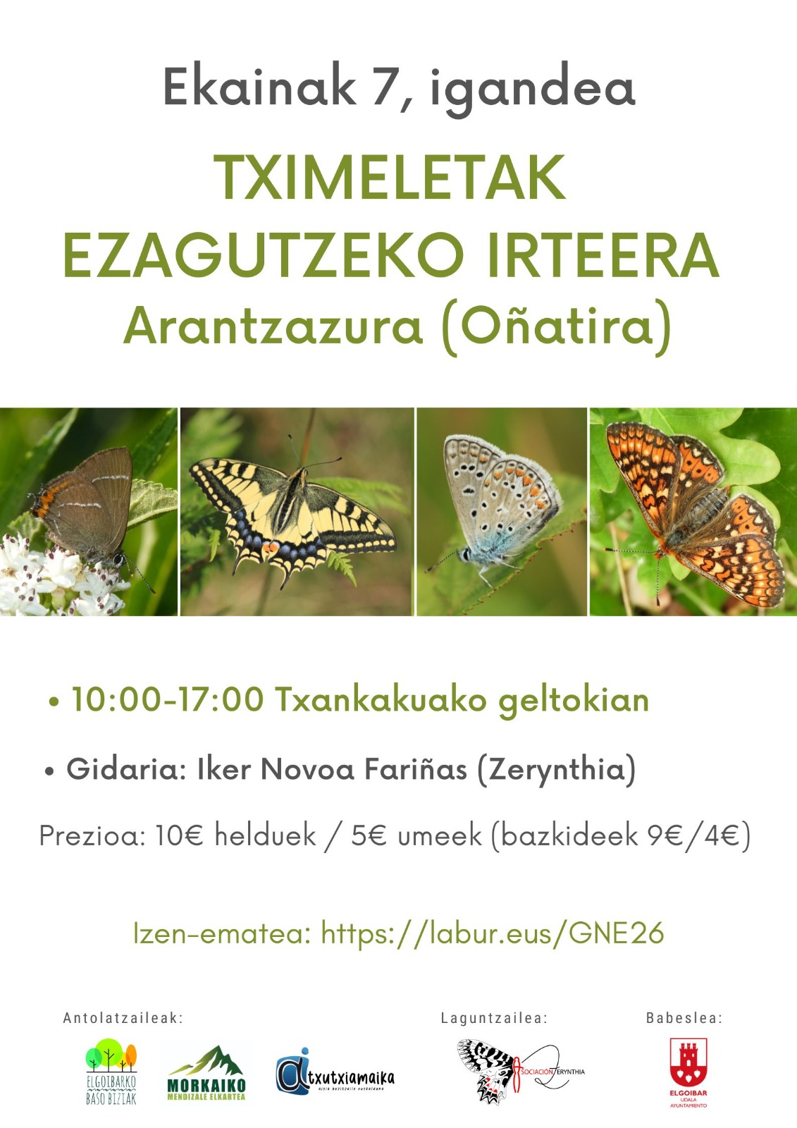  Tximeletak ezagutzera irteera, Arantzazura