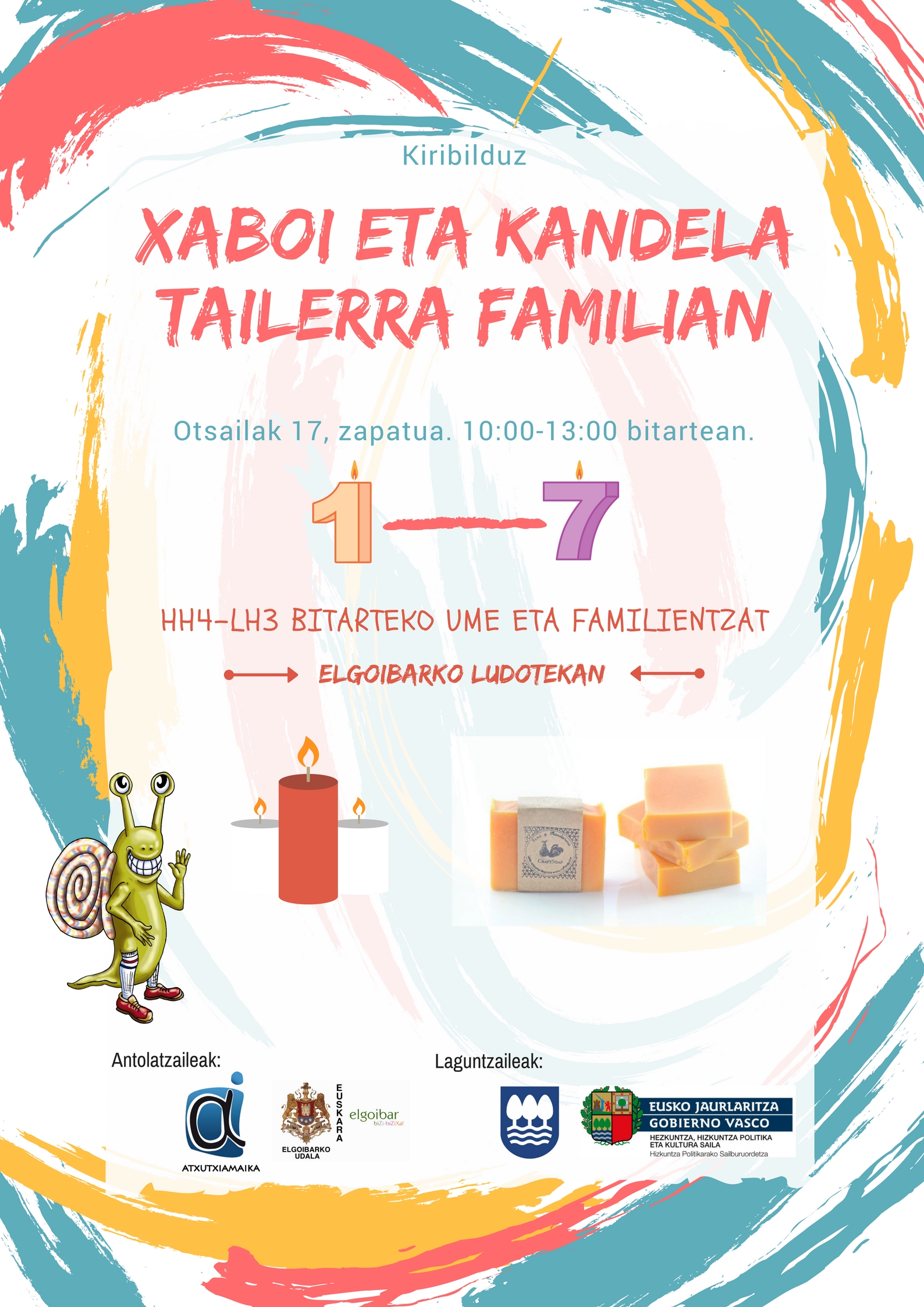 Xaboi eta kandela tailerra familian