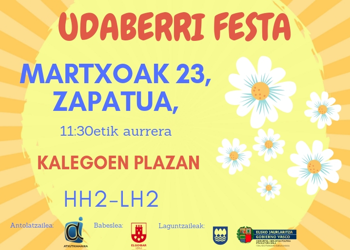 Zapatuan izango da Udaberri Festa