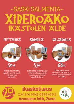 Zuberoako ikastolen aldeko saskiak erosteko aukera!