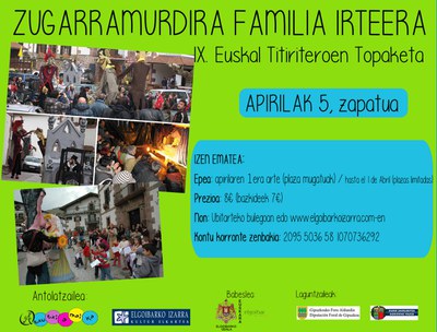 Zugarramurdira familia irteera